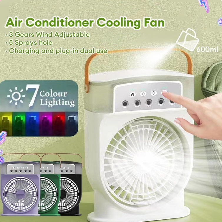 Portable USB Air Conditioner Cooling Fan - Personal Space Cooler for Home, Office, or Travel. Wondery store